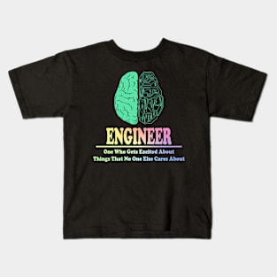 Engineer Brain Kids T-Shirt